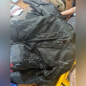 Bilt Motorcycle jacket evolution jacket LARGE padded black mens Bike Ride